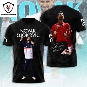 2024 Novak Djokovic Signature Design 3D T-Shirt