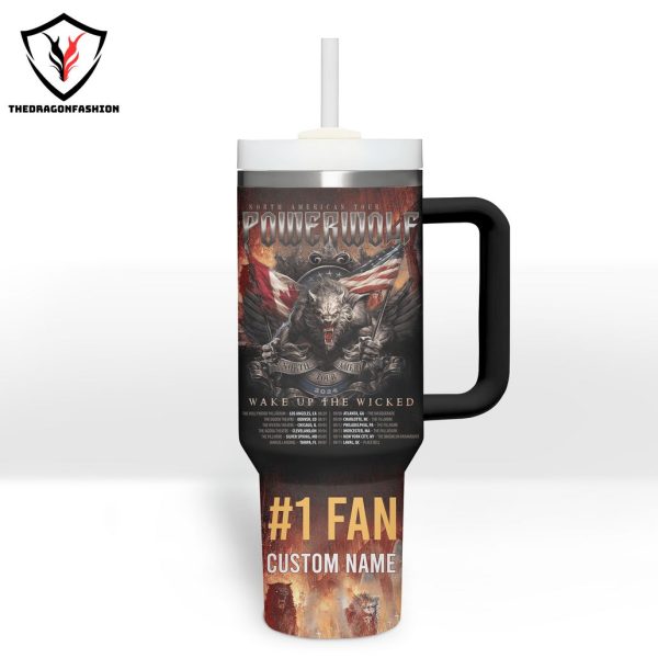 Wake Up The Wicked – Powerwolf 2003-2024 Siganture Thank You For All The Amazing Music & Memories Tumbler With Handle And Straw