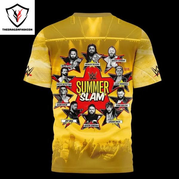 WWE Summer Slam Design 3D T-Shirt