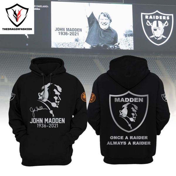 1936-2021 John Madden Las Vegas Raiders Hoodie