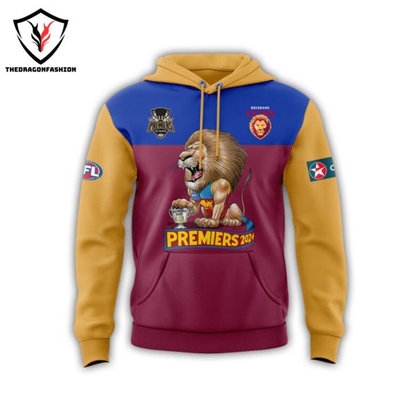 2024 Afl Premiers Brisbane Lions Champions Design Hoodie