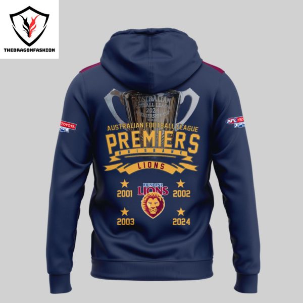 2024 Australian Football League Fremiers Brisbane Lions Hoodie – Blue