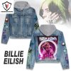 2024 David Bowie Design Hooded Denim Jacket