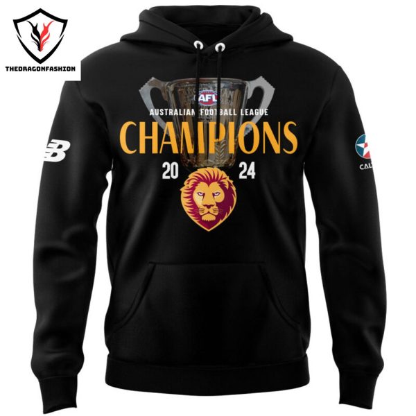 2024 Brisbane Lions AFL Champions Design Hoodie