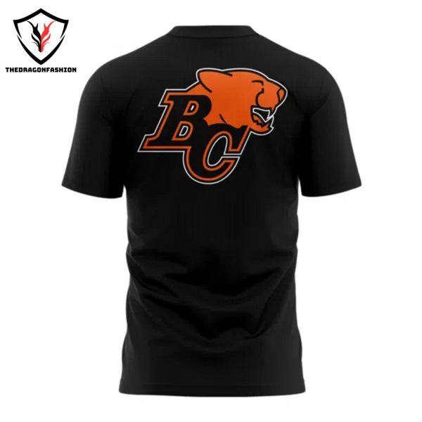 2024 British Columbia Lions Black 3D T-Shirt