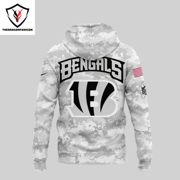 2024 Cincinnati Bengals Salute To Service Hoodie