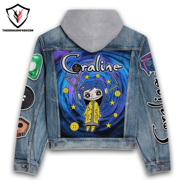 2024 Coraline Hooded Denim Jacket