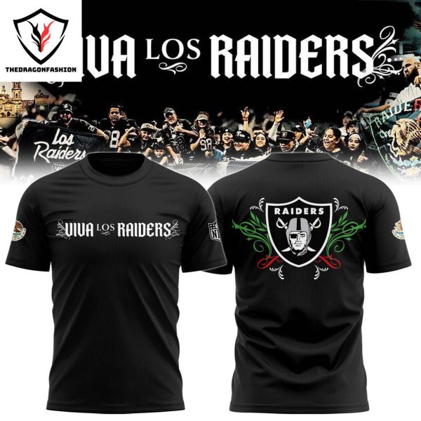 2024 Las Vegas Raiders Mexico Is Independence Day 3D T-Shirt