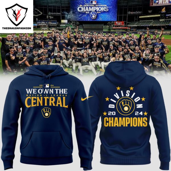 2024 Milwaukee Brewers Are Back To Back Nationa League Central Champs Hoodie