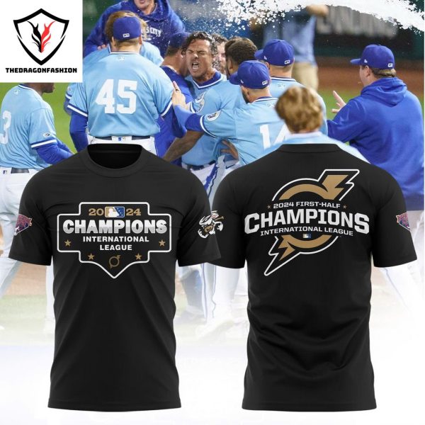 2024 Omaha Storm Chasers International League Championship 3D T-Shirt