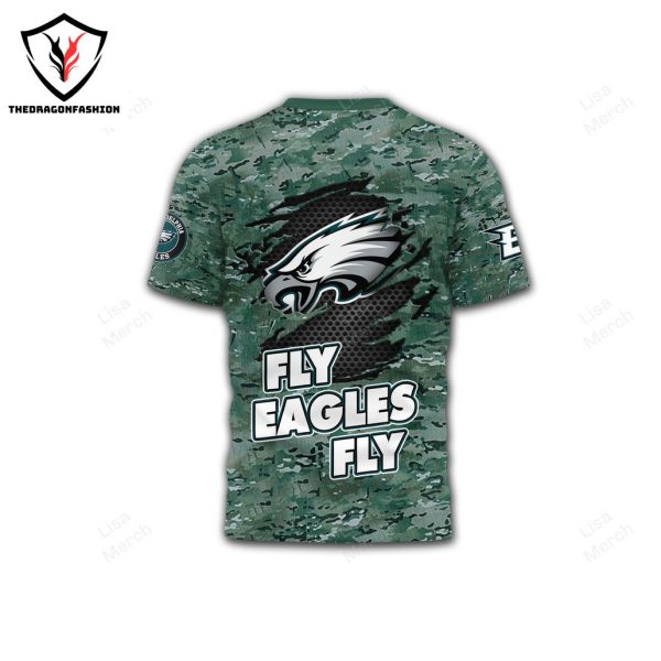 2024 Philadelphia Eagles – Fly Eagles Fly 3D T-Shirt