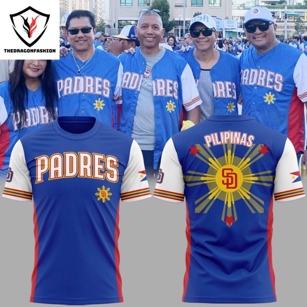 2024 San Diego Padres Filipino Heritage Night 3D T-Shirt