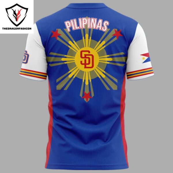 2024 San Diego Padres Filipino Heritage Night 3D T-Shirt