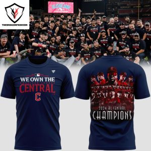 Cleveland Guardians American League Central Champs 2024 3D T-Shirt