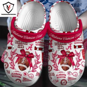 Alabama Crimson Tide – Roll Tide White Crocs