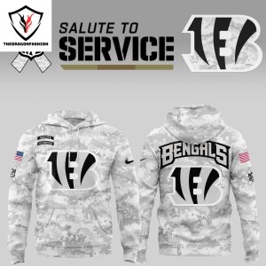 2024 Cincinnati Bengals Salute To Service Hoodie