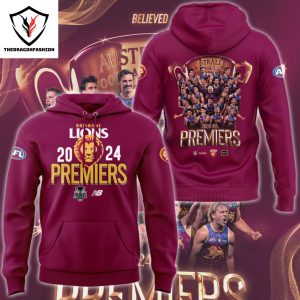 Brisbane Lions Australian Football League Champions 2024 Hoodie