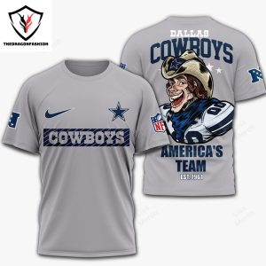 Have A Dallas Christmas Even Santa Claus Is A Fan Of The Dallas Cowboys 3D T-Shirt