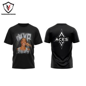 2024 MVP Aja Wilson Las Vegas Aces 3D T-Shirt