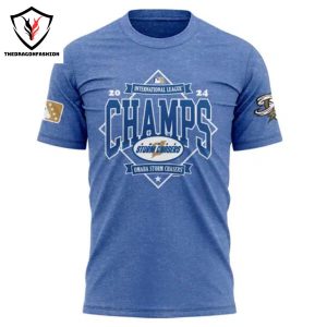 Omaha Storm Chasers 2024 International League Champions 3D T-Shirt