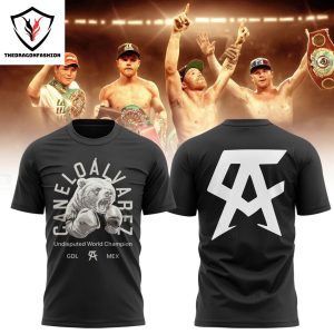 Canelo Alvarez Bear Design 3D T-Shirt