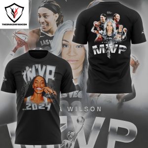 2024 MVP Aja Wilson Las Vegas Aces 3D T-Shirt