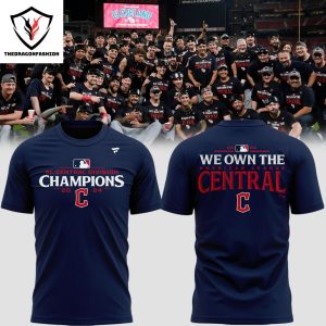 Cleveland Guardians AL Central Division Champions 2024 3D T-Shirt