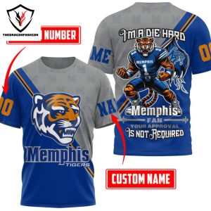 Memphis Tigers Go Tigers Go 3D T-Shirt