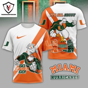 Miami Hurricanes – They Hate Us Because They Aint Us Hooded Denim Jacket