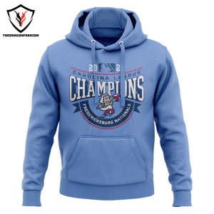 Fredericksburg Nationals – 2024 FredNats Carolina League Championship Hoodie – Blue