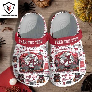 Alabama Crimson Tide Fear The Tide Roll Tide Crocs