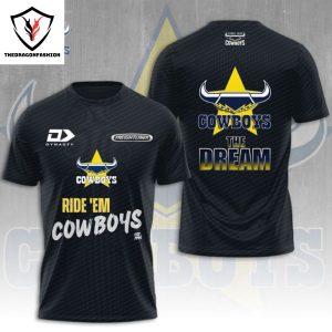 North Queensland Cowboys Design 3D T-Shirt