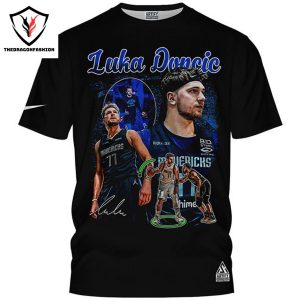 Luka Doncic Dallas Mavericks Signature 3D T-Shirt