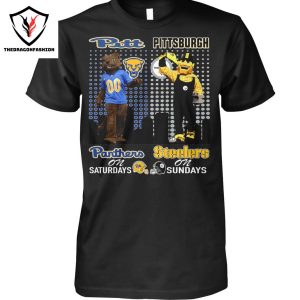 Pitt Panthers Football Hall Yeah 3D T-Shirt – Blue