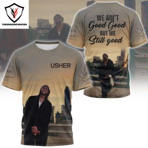 Usher Is Big Play Design 3D T-Shirt