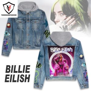 2024 Billie Eilish Design Hooded Denim Jacket