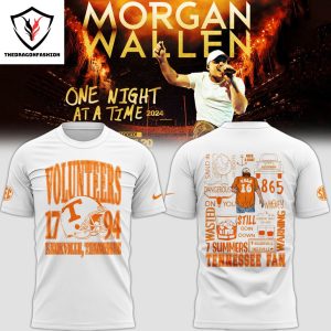 Tennessee Volunteers x Morgan Wallen 3D T-Shirt – White