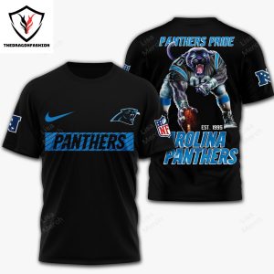 Carolina Panthers – Panthers Pride 3D T-Shirt – Blue