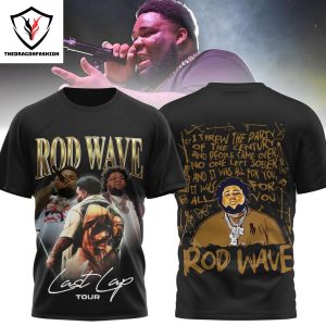 Rod Wave – Last Lap Tour 3d T-Shirt