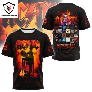 AC DC In Rock We Trust 3D T-Shirt