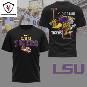 LSU Tigers Est 1860 Design 3D T-Shirt -White