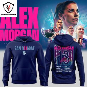 San D13Goat Thank You Alex Morgan Signature Design Hoodie