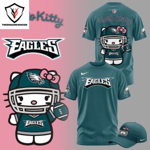 Philadelphia Eagles x Hello Kitty 3D T-Shirt