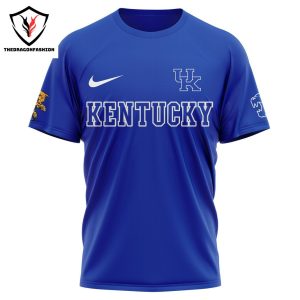 Kentucky Wildcats Go Big Blue 3D T-Shirt – Blue