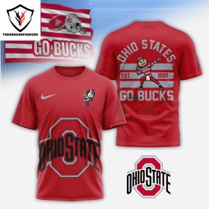 Ohio State Buckeyes Football 3D T-Shirt