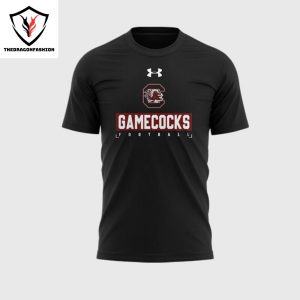 2024 South Carolina Gamecocks Football 3D T-Shirt – Black