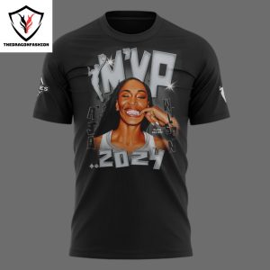 2024 MVP Aja Wilson Las Vegas Aces 3D T-Shirt