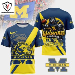 Michigan Wolverines Hail To The Victors 3D T-Shirt