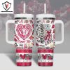 Georgia Bulldogs Peace Love Bulldogs Tumbler With Handle And Straw