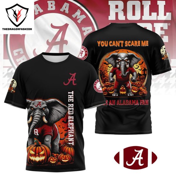 Alabama Crimson Tide – You Cant Scare Me I Am An Alabama Fan 3D T-Shirt